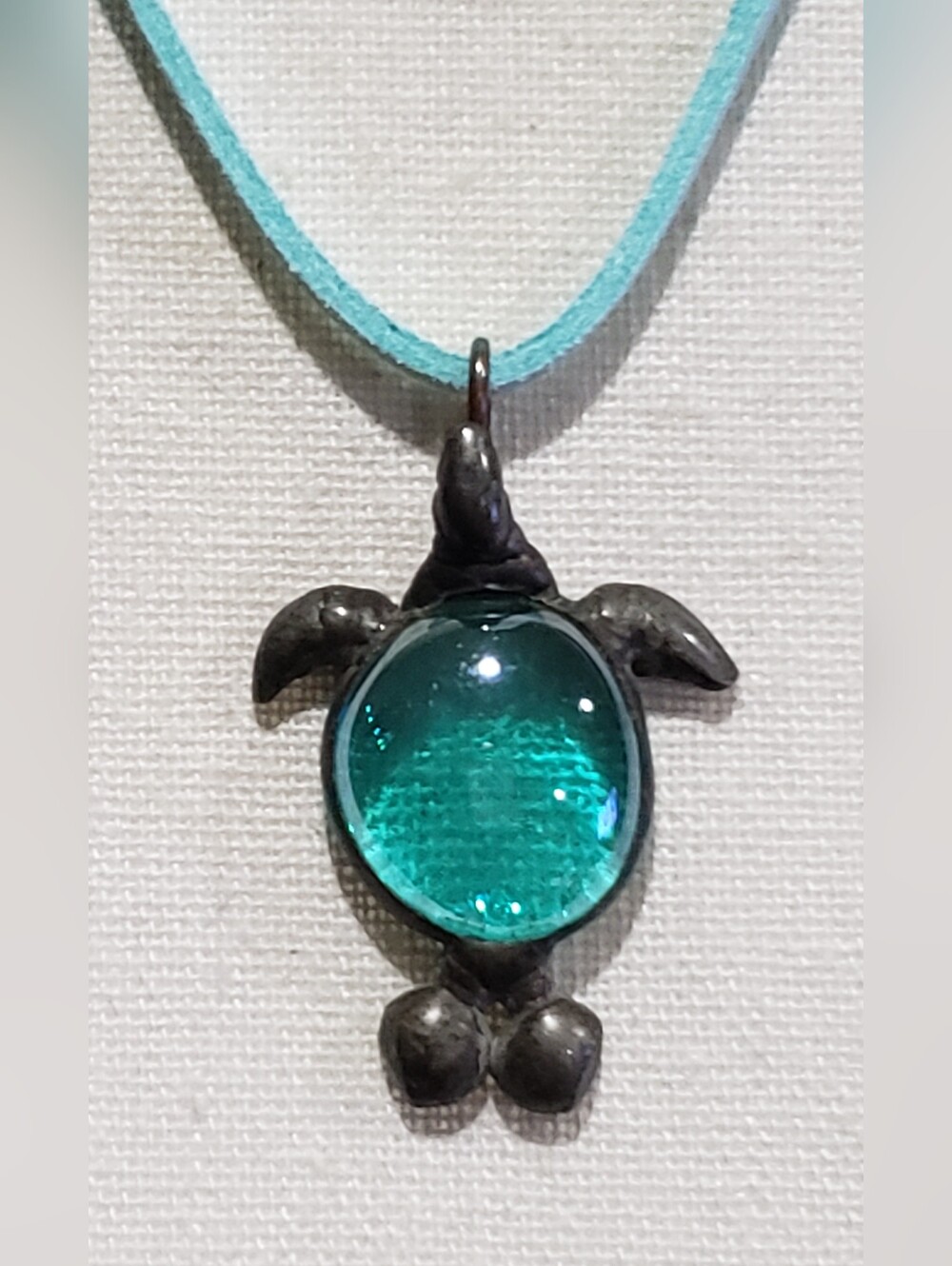 Turquoise Turtle Pendant Necklace